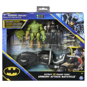 Batman akcijsko vozilo Armory Attack Batcycle s figurama