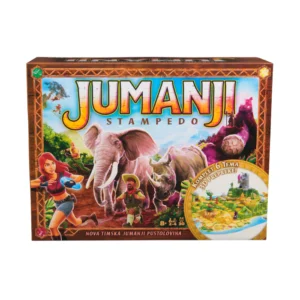 Jumanji Stampede obiteljska društvena igra s figurama i 3D pločom, na hrvatskom jeziku - Slika 1